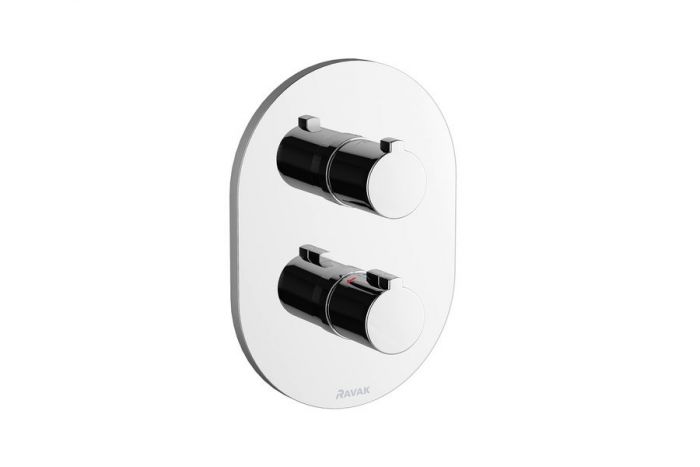 Bateria wannowo-prysznicowa podtynkowa termostatyczna RAVAK Chrome chrom | X070094