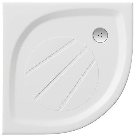Brodzik konglomerat półokrągły RAVAK Galaxy Pro Elipso Pro 800 /10800 /1030 /10cm biały | XA234401010