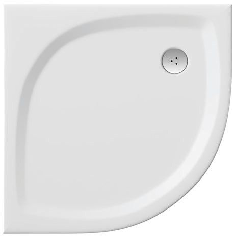 Brodzik konglomerat półokrągły RAVAK Galaxy Pro Flat Elipso Pro Flat 90 /1090 /1030 /10cm biały | XA237711010