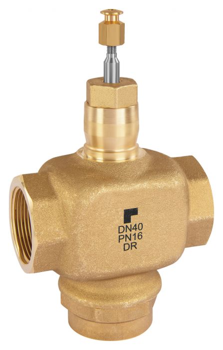 Zawór regulacyjny 3-drogowy XI50B40 mosiężny DN 50 GW PN 16 Kvs 40