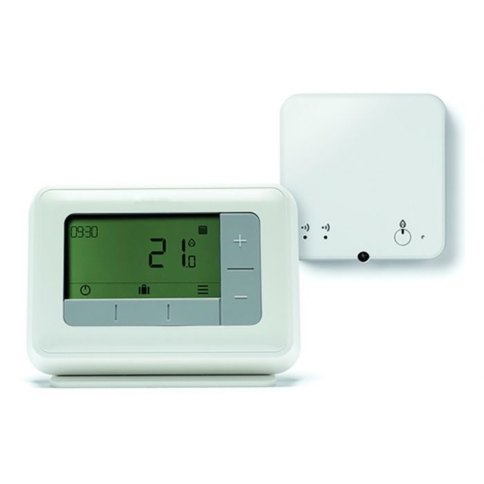 Termostat programowalny bezprzewodowy z dodatkową funkcją chłodzenia, do sterowania załącz/wyłącz lub OpenTherm przez moduł załączający (w zestawie) HONEYWELL T4R | Y4H910RF4072