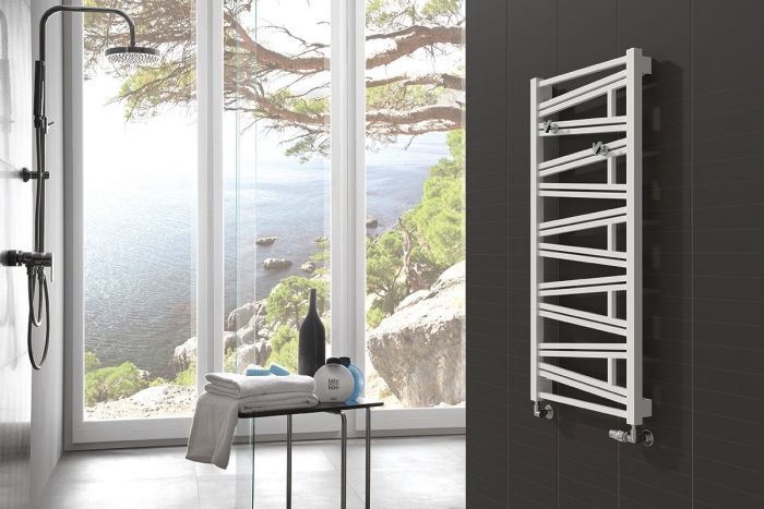 Grzejnik pionowy Zadik AZA 120/55 565 W 1204x 535 x 75 mm 06 ciemny grafit mat przyłącze dolne 11 | 10115143521106