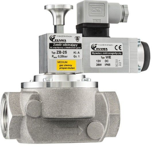 Zawór elektormagnetyczny, grzybkowy ZB-40 DN 40