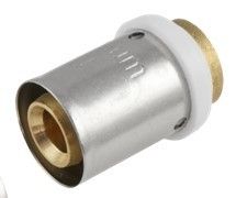 Zaślepka mosiądz prosta zacisk typ U VPremium 20 mm