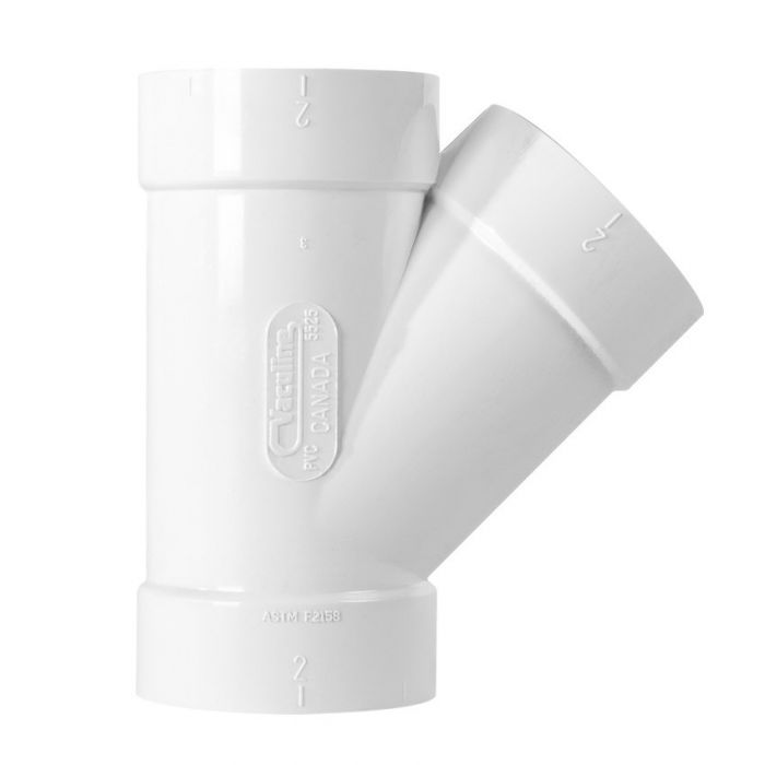 Trójnik 45° kielichowy fi 51 mm