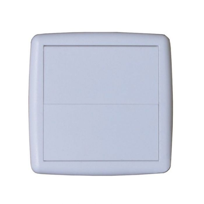 Wyrzutnia wydmuchu biała Elegance 95x95 mm