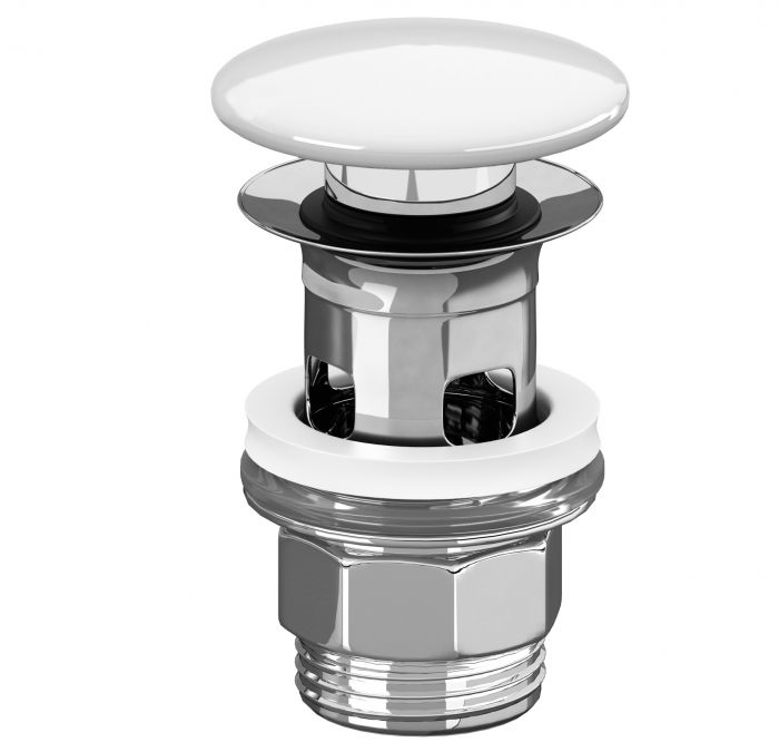 Zawór PUSH-OPEN stone white ceramicplus VILLEROY & BOCH | 8L0334RW