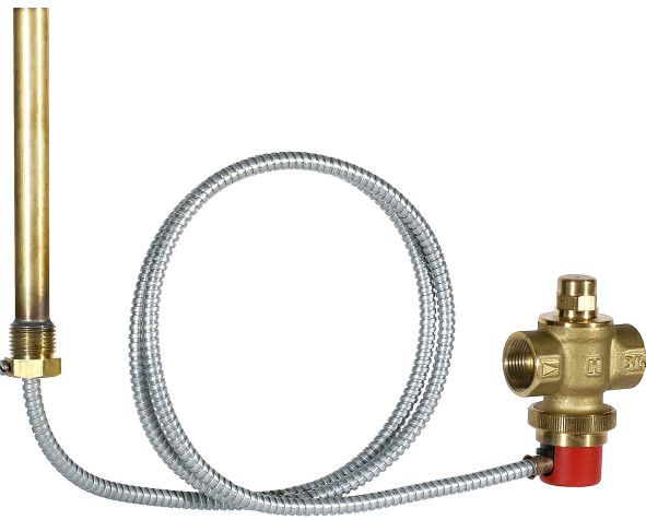 Zawór bezpieczeństwa z kapilarą 1,3 m HONEYWELL TS131 3/4" | TS13134A