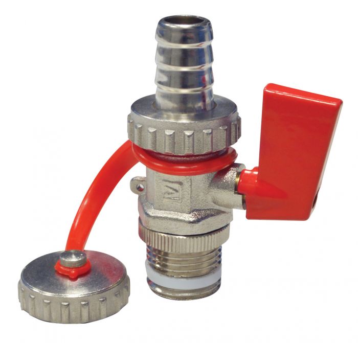 Zawór napełniający do instalacji KFE niklowany AFRISO 1/2" GZ 10 bar | 42407