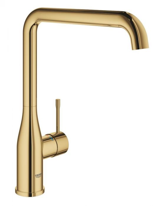 Bateria kuchenna stojąca GROHE Essence 1-uchwytowa 1-otworowa mosiężna cool sunrise z wysoką obrotową wylewką | 30269GL0