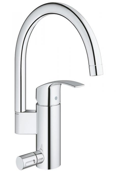 Bateria zlewozmywakowa stojąca GROHE Eurosmart 2015 1-uchwytowa 1-otworowa mosiężna chrom | 33490002 #3