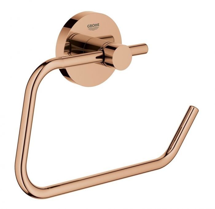 Uchwyt na papier bez pokrywy GROHE Essentials ukryte mocowania metal warm sunset | 40689DA1