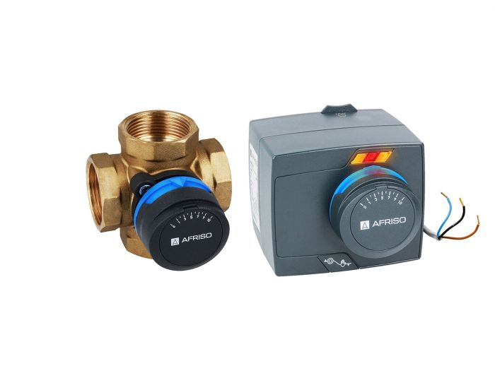 Zestaw regulacyjny ProClick 4-drogowy ARV487+ARM343 DN 50 2" GW 230 V Kvs 40 120 s, 6 Nm