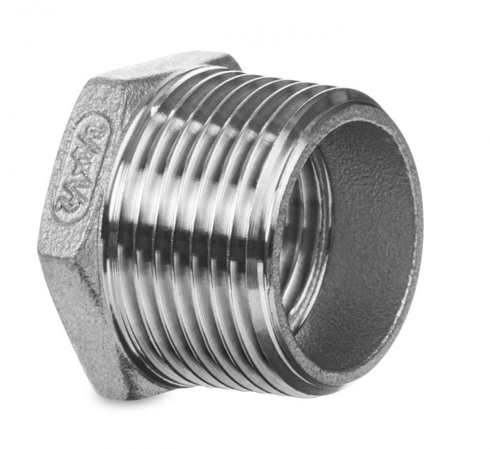 Redukcja gwintowany nakrętno-wkrętna stal nierdzewna 316 GW x GZ 1 1/2" x 1"