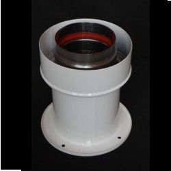Adapter SKKM Dedietrich MCR3 Kondens system koncentryczny kondensacyjny DN 80/125 biały