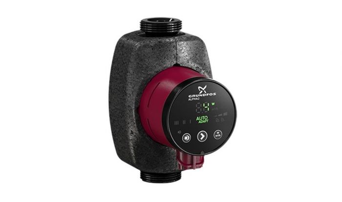 Pompa cyrkulacyjna z korpusem ze stali nierdzewnej, z przyłączem gwintowanym GRUNDFOS ALPHA2 25-60 N R1 230 V | 99411424