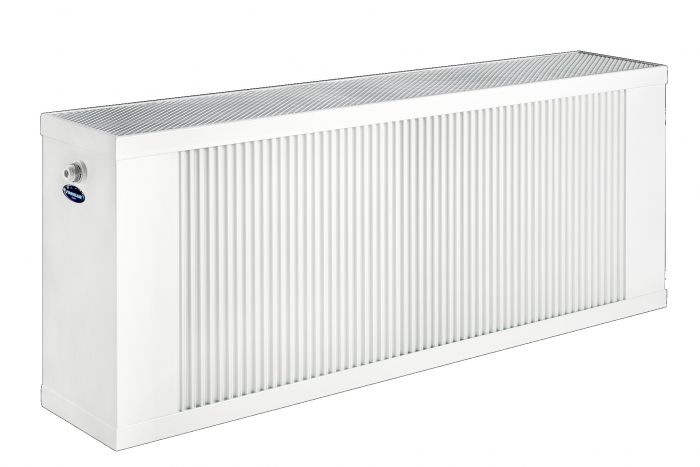 Grzejnik ścienny SOLLARIUS DUBEL DS05/10 2569 W 480 mm RAL 9003 przyłącze boczne  | DS0510 PLAN RAL9003 #5