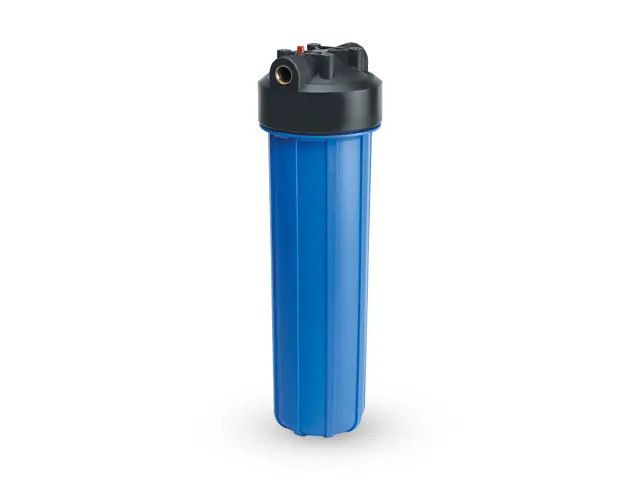 Korpus z przyłączem 1" kolor niebieski - podwójny oring Big Blue 20"