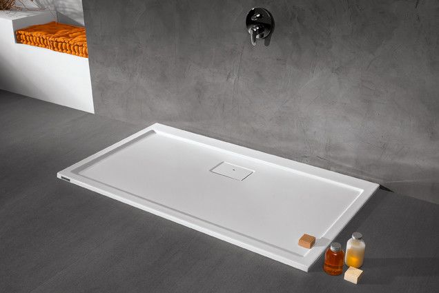 Space Line B/SPACE 90x180x3 brodzik akrylowy prostokątny 1800 x 900 x 30 mm biały EW powłoka antypoślizgowa Pro Safe System #2