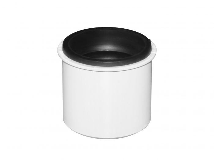 Złączka Skolan dB-HT przejściowa niskoszumowa 125 mm biała