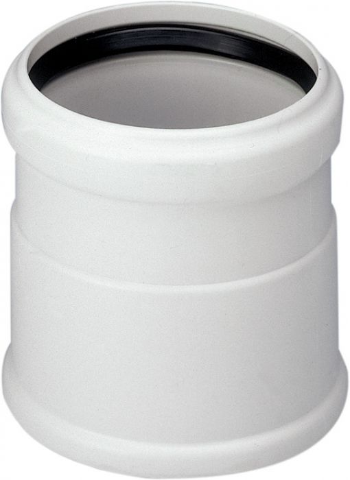 Mufa Skolan dBA nasadowa niskoszumowa 125 mm biała