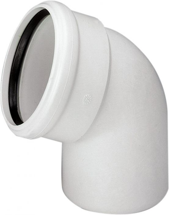Kolano niskoszumowe Skolan dBB 87° 50 mm