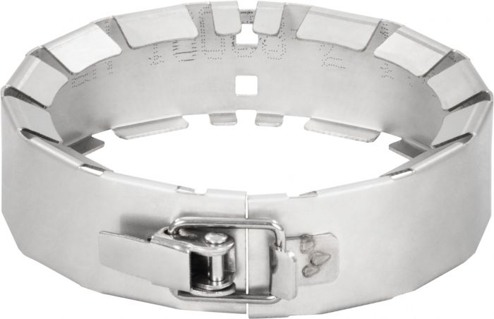 Obejma Skolan dBo zaciskowa niskoszumowa 56 mm biała