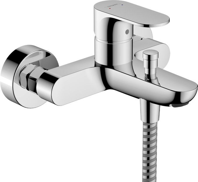 Bateria wannowa, ścienna jednouchwytowa, natynkowa HANSGROHE Rebris S chrom | 72440000