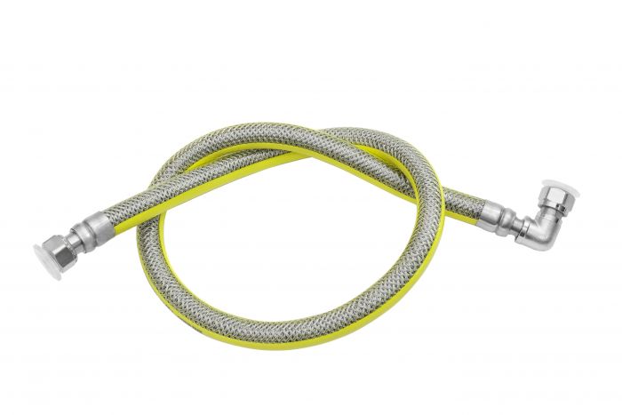 Przewód gazowy elastyczny ze złączką kolankową SKALAR FPG1-K-1/2x1500 GW x GW DN 15 1500 mm