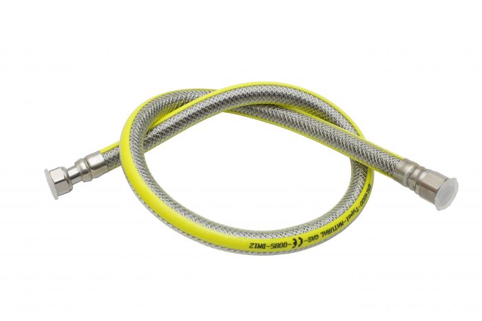 Przewód gazowy elastyczny jedna ruchoma nakrętka SKALAR FPG1-1/2x1250 GW x GW DN 15 1250 mm
