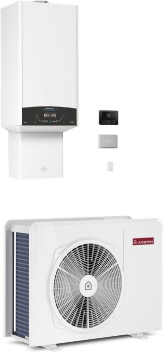 System hybrydowy ARISTON GENUS ONE HYBRID PLUS NET R32 24/35 w zestawie: GENUS ONE SYSTEM 24 (3301027), NIMBUS HYBRID MODULE NET R32 (3301800), NIMBUS 35 M EXT R32 (3630222), zestaw zaworu 3 DR CWU (3078156), JOINT-COVER HYBRID EVO II 18-25 (3319198) | 3
