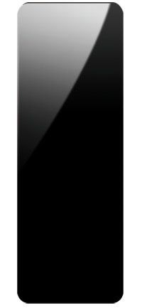 Grzejnik dekoracyjny Indivi New INDN-60/180E31L05 1806 x 576 x 96 mm 1060 W przyłącze dolne D50 środkowe z czarną szybą