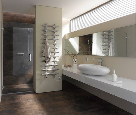 Grzejnik łazienkowy Ideos-V 524 W 1526x 508 x 37 mm RAL 9016 biały przyłącze dolne lewe | IDV111500502CXK