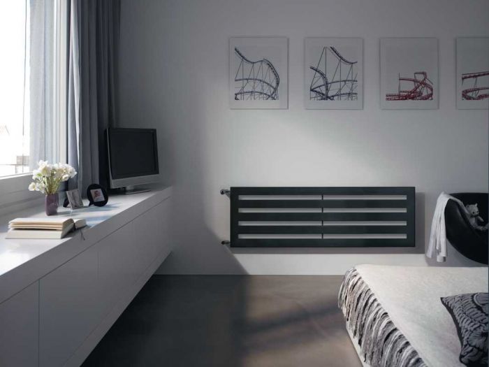 Grzejnik łazienkowy Metropolitan MEH-050-140 585 W 490x 1400 x 39 mm RAL 9016 traffic white przyłącze S012 | MEH050140RAL9016 #2