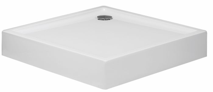 Brodzik akrylowy kwadratowy 80 x 80 x 11.5 cm HUPPE Klarano Monoblock | 219001055