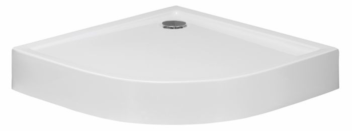 Brodzik akrylowy półokrągły HUPPE Klarano Monoblock 900 /10900 /10115 /10cm biały | 219102055