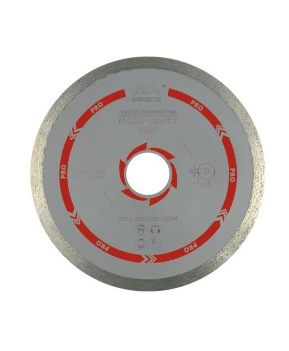 Tarcza diamentowa, ciągła PRO 125 mm