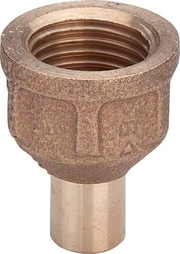 Złączka przejściowa z brązu przyłącze lutowane końcówka wsuwana GW 15 mm x 3,8" 94246G