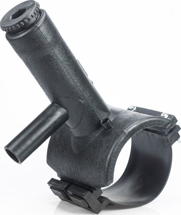 Trójnik PE 100 RC elektooporowy siodłowy 225 x 63 mm czarny