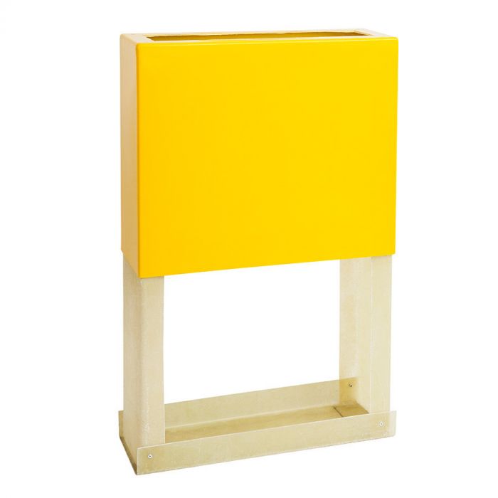Postument do punktu redukcyjno-pomiarowego na 2 gazomierze z laminatu 670 x 250 mm, H=1000 mm WEBA  | 0690068001
