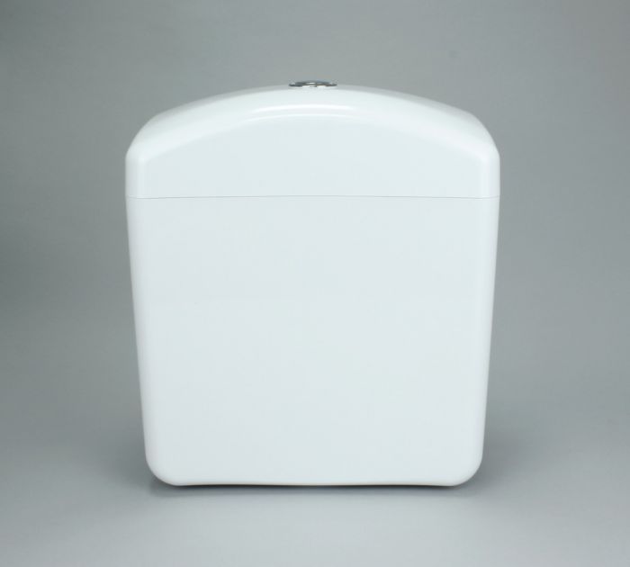 JANTAR spłuczka WC z zaworem spustowym z funkcją Start-Stop z polistyrenu 7 l, 350 x 400 x 140 mm biała