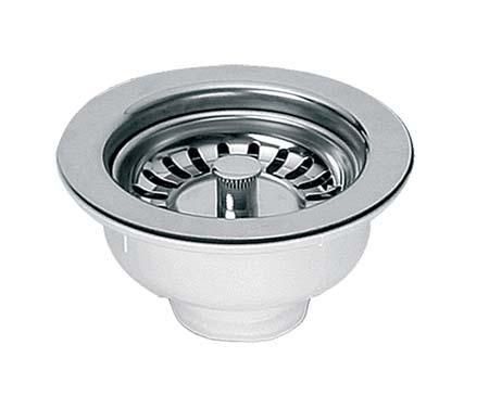 Spust zlewozmywakowy MCALPINE 1 1/2" x 113 mm z sitem ze stali nierdzewnej | BSW50PPOL