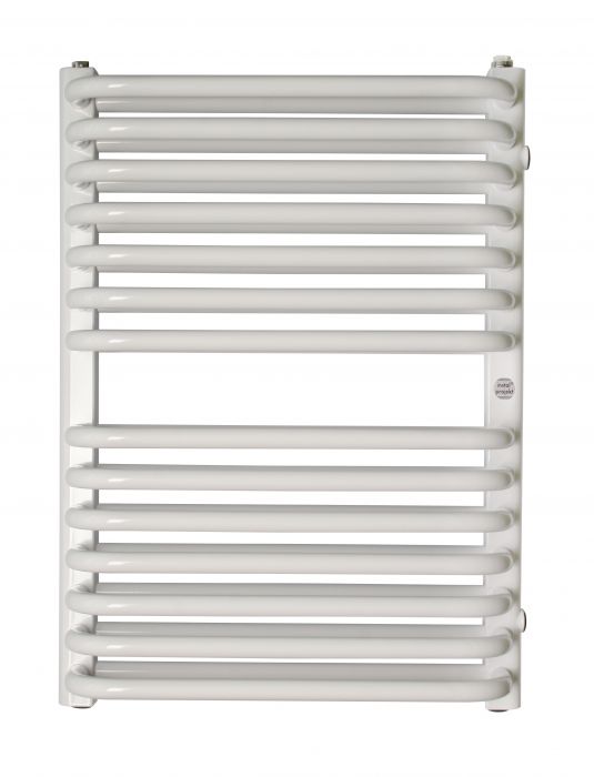 Grzejnik łazienkowy Standard 3D STD-50/70B 566 W 686x 500 x 170 mm C35 white silk przyłącze boczne | STD5070B