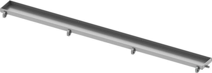 Ruszt ozdobny do wklejania płytek ceramicznych, prosty TECE TECEdrainline PLATE stal nierdzewna połysk 1500 mm | 601570