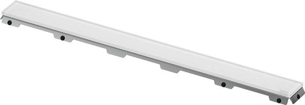 Ruszt ozdobny prosty TECE TECEdrainline szkło 700 mm biały satyna  | 600793