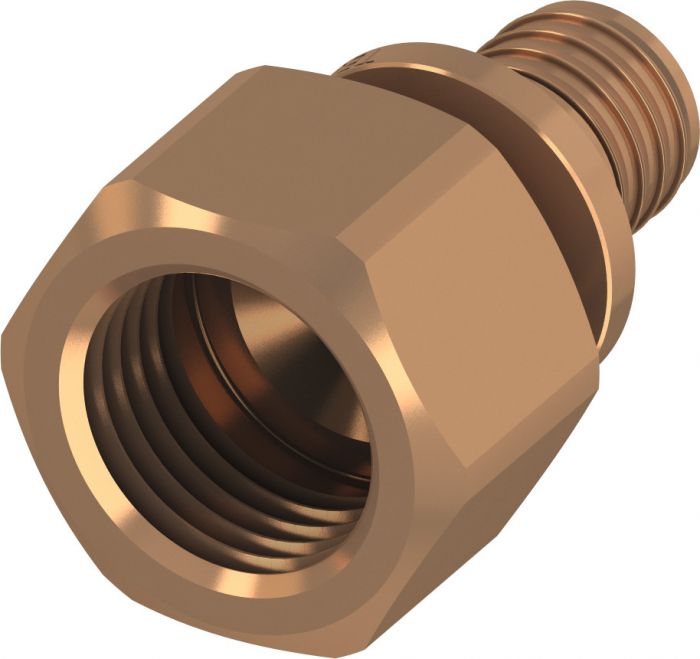 Mufa z brązu przejściowa zaciskana TECEflex 20 (18) mm x 3/4" GW