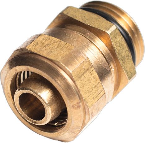 Śrubunek z mosiądzu przejściowy TECEflex do rur sanitarnych i grzewczych TECEflex 16 mm x 1/2" GZ