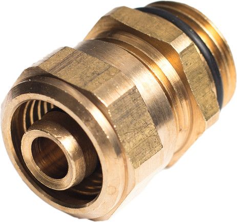 Śrubunek mosiądz przejściowy TECEflex do rur wielowarstwowych 20 mm x 1/2" GZ