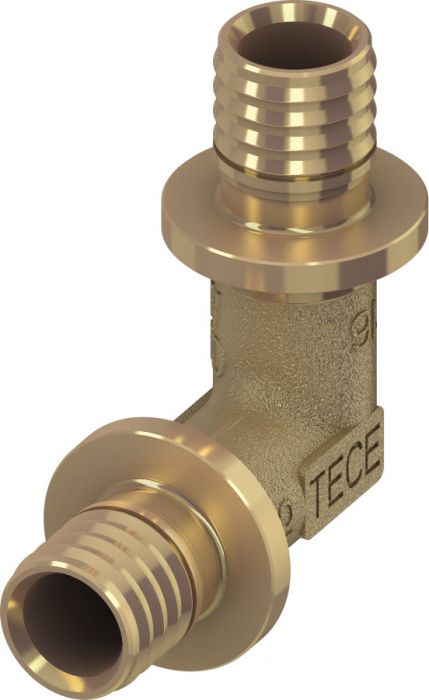 Kolano z mosiądzu standard 90° TECEflex 20 (18) x 20 (18) mm 