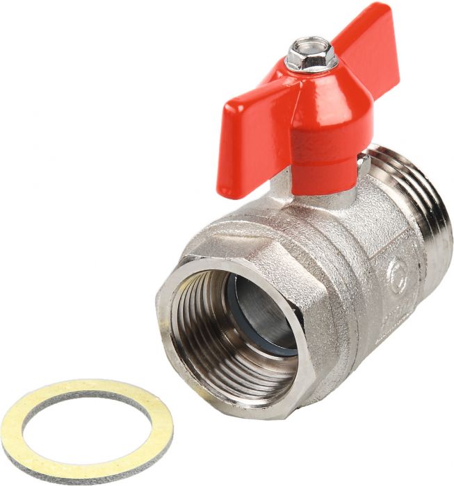 Zawór odcinający kulowy do rozdzielacza TECEfloor SLQ 3/4" GW x 1" GZ